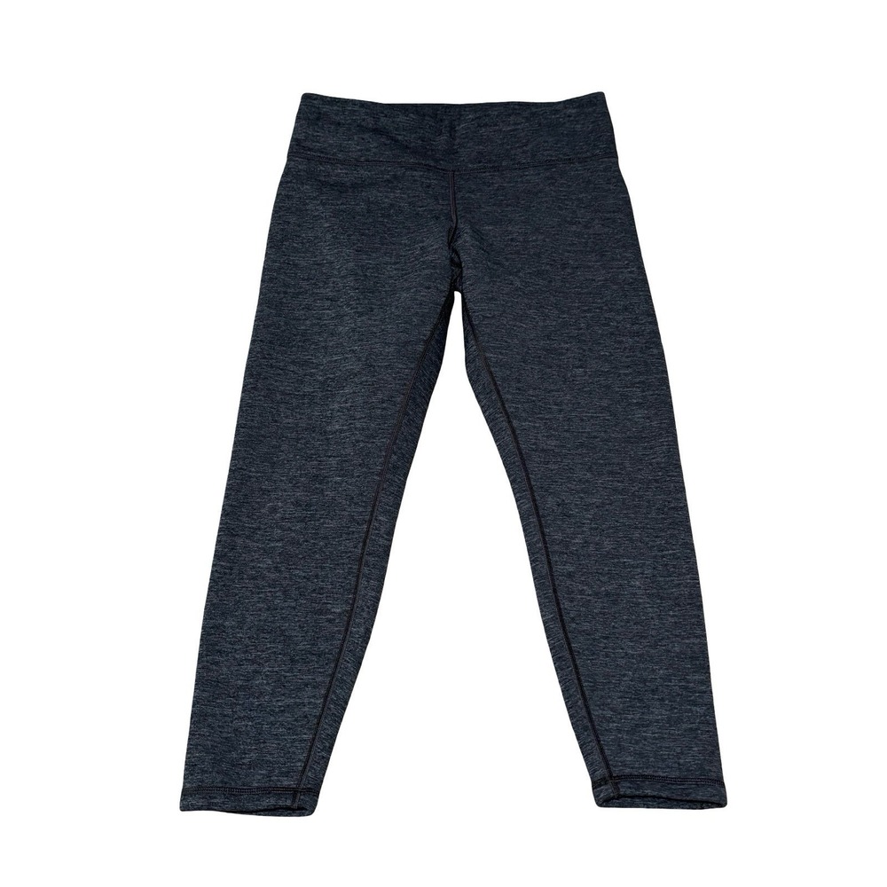 Athleta Altitude Tight Polartec Power Stretch Legging Gray Women's LP - 32 x 25